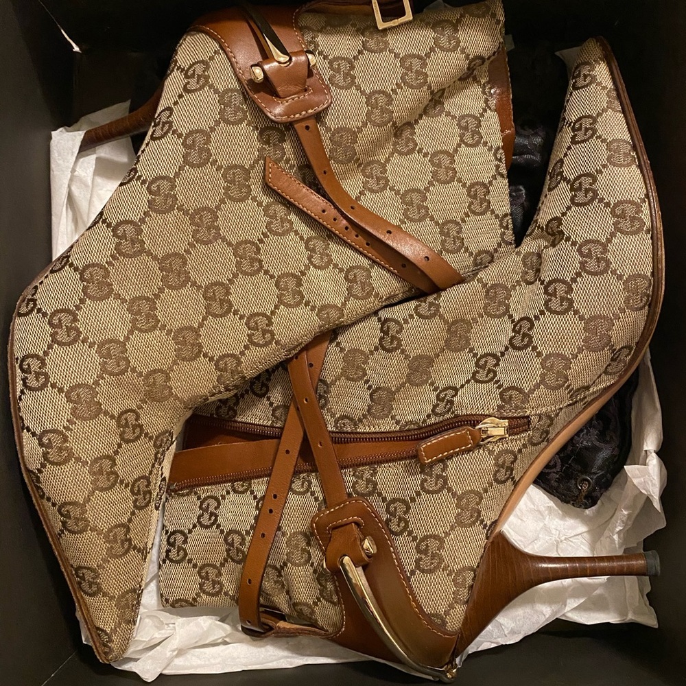 Gucci booties! Authentic